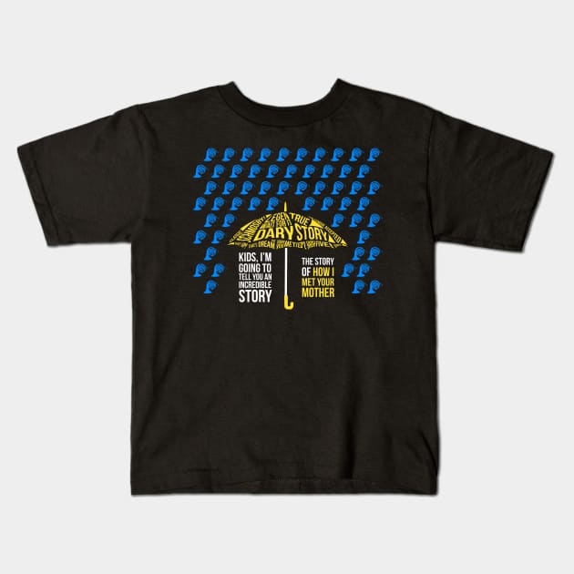 How I Met Your Mother v2 Kids T-Shirt by RafGL